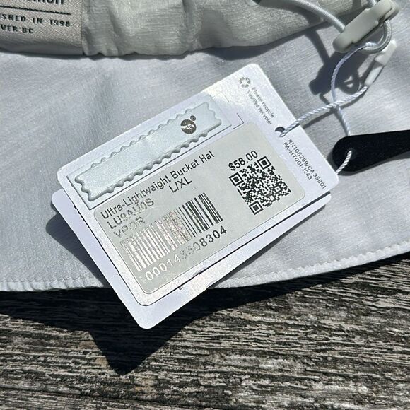 Lululemon Ultra Lightweight Bucket Hat Unisex Size l/xl Vapor Grey main image 5